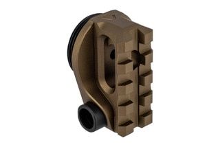 Strike Industries AR Picatinny Stock Adapter in FDE with steel QD socket